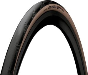 Continental Pneus Grand Sport Race – Clincher preto/marrom, Puregrip, Nytech Breaker, 700 x 28