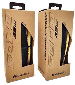 Continental Grand Prix 5000 All Season 700 x 28 AS TR Black Cream Sem c mara Pacote com 2 pneus