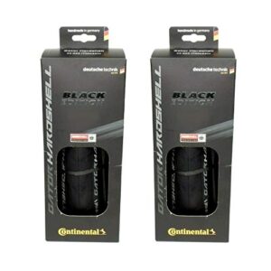 Continental Par de pneus dobráveis Gatorskin Hardshell edição preta 700 x 28