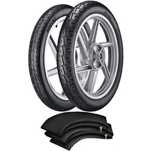 Pneu Traseiro Vipal 100/90-18 ST300 Honda CBX Strada CG Titan fan Cargo YBR Factor Uso Com Câmara