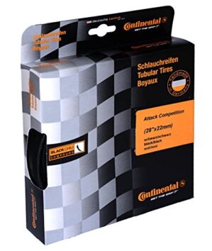 Continental Pneu frontal preto de compressão Attack Chili, 28 x 22 cc